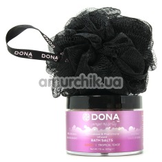 Набор Dona Be Desired Gift Set Sassy Tropical Tease - соль для ванны + губка для тела - Фото №1