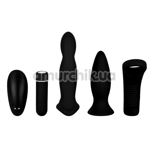 Набор из 4 секс-игрушек для мужчин Lot Of Love Dusky Pleasure Set, черный