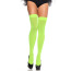 Чулки Leg Avenue Opaque Nylon Thigh High Stockings, салатовые - Фото №1