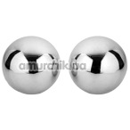 Вагінальні кульки Lovetoy Passion Ball, срібні - Фото №1