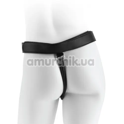 Страпон King Cock Uncut Cock With Strap-On Harness 7, тілесний