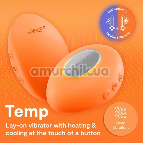 Клиторальный вибратор We-Vibe Temp (ви вайб темп оранжевый)