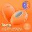 Клиторальный вибратор We-Vibe Temp (ви вайб темп оранжевый) - Фото №15