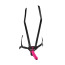 Страпон Dillio 6 Inch Strap-On Suspender Harness Set, рожевий - Фото №0