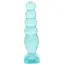 Анальная пробка Crystal Jellies Anal Delight 5, бирюзовая - Фото №3