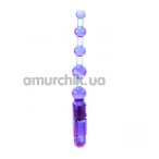 Анальный вибратор Kinx Anovibe Vibrating Anal Beads, фиолетовый - Фото №1