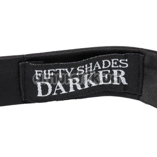 Краватка Fifty Shades Darker His Rules, чорна
