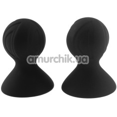 Вакуумные стимуляторы для сосков Silicone Nipple Sucker Vacuum, черные - Фото №1