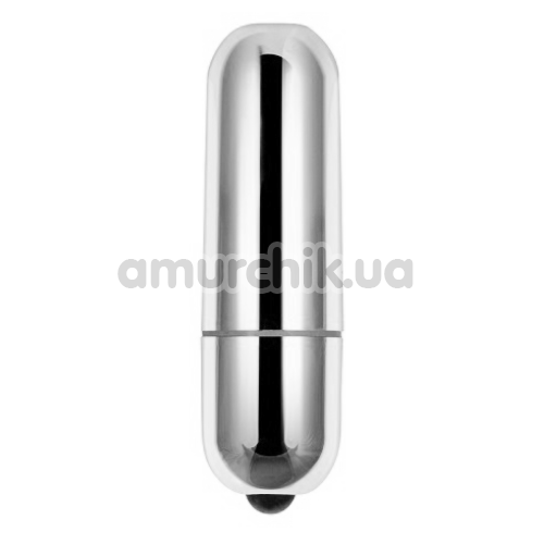 Клиторальный вибратор X-Basic Bullet Mini, серебряный