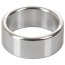 Эрекционное кольцо Alloy Metallic Ring Medium, серебряное - Фото №1