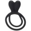 Эрекционное кольцо Malesation Bunny Cock Ring, чёрное - Фото №0