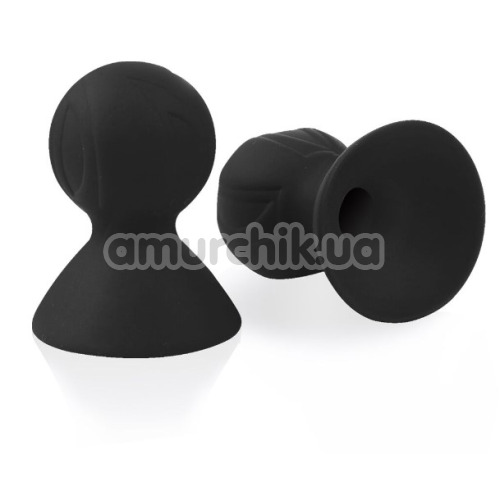 Вакуумні стимулятори для сосків Liebe Seele Nipple Suckers, чорні - Фото №1