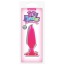 Анальная пробка Jelly Rancher Pleasure Plug Small, розовая - Фото №1