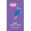 Анально-вагинально-клиторальный вибратор с ротацией PMV20 Vice, голубой - Фото №12