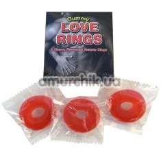 Съедобное эрекционное кольцо Gummy Love Rings, 3 шт - Фото №1