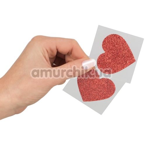 Прикраси для сосків Titty Sticker, сердечка