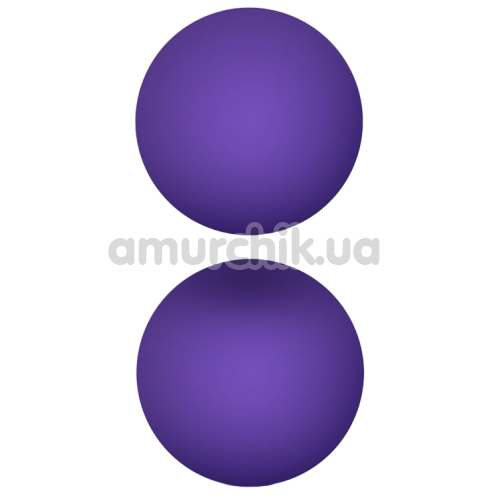 Вагінальні кульки Luxe Double O Advanced Kegel Balls, фіолетові