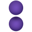Вагинальные шарики Luxe Double O Advanced Kegel Balls, фиолетовые - Фото №2
