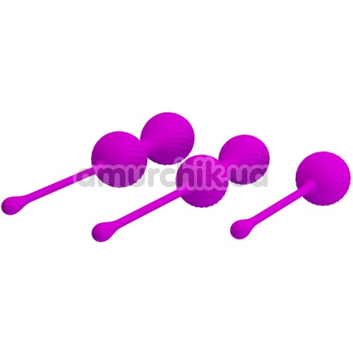 Набор вагинальных шариков Pretty Love Kegel Balls, фиолетовый