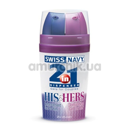 Лубрикант 2 в 1 Swiss Navy 2-IN-1 His & Hers, 50 мл