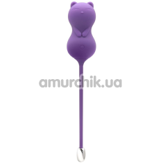 Вагінальні кульки з вібрацією KissToy Paula, фіолетові - Фото №1