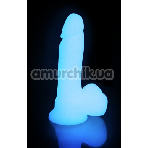 Фалоімітатор Lightsaber Glowing-In-The-Dark Dildo, блакитний