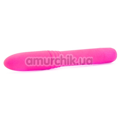 Вибратор Neon Luv Touch Ribbed Slims розовый