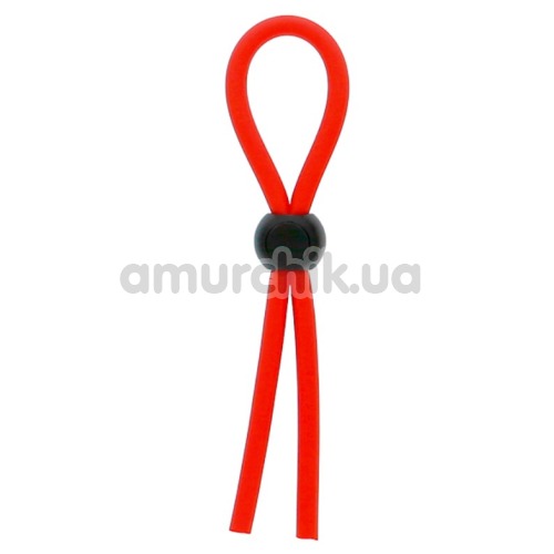 Ерекційне кільце Dream Toys Lit-Up Rings Stretchy Lasso, червоне - Фото №1