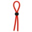 Ерекційне кільце Dream Toys Lit-Up Rings Stretchy Lasso, червоне - Фото №0