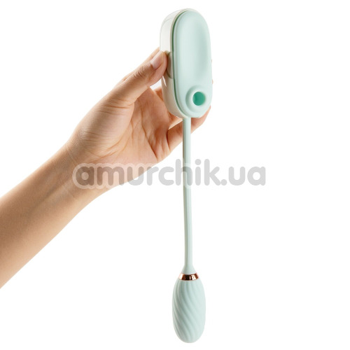 Симулятор орального секса для женщин с вибрацией Otouch Louis Vibrate, бирюзовый
