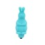 Насадка на палець з вібрацією MisSweet Sweetie Rabbit, блакитна - Фото №2