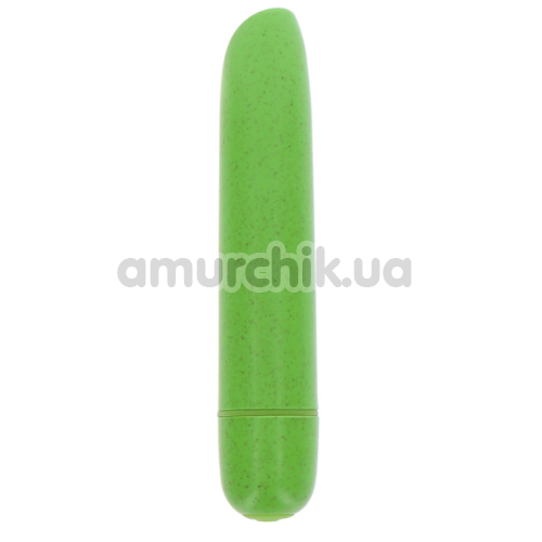 Кліторальний вібратор Fuck Green Bio Bullet, зелений - Фото №1