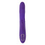 Анально-вагинально-клиторальный вибратор с ротацией и толчками Sweet Smile Thrusting Pearl Triple Vibrator, фиолетовый - Фото №3