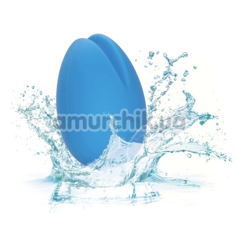 Кліторальний вібратор Silicone Marvelous EggCiter, блакитний