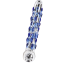 Фаллоимитатор Glass Worxx Diamond Dazzler, голубой - Фото №2