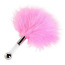 Пір'їнка для пестощів Loveshop Runye на короткій ручці, рожева - Фото №2