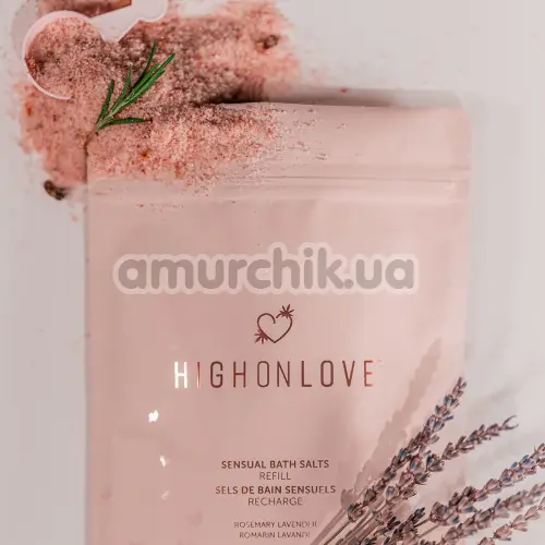 Сіль для ванни HighOnLove Sensual Bath Salts Refill, 500 г