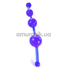 Анальные бусы New Jelly Thai Beads фиолетовые - Фото №1