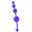 Анальные бусы New Jelly Thai Beads фиолетовые - Фото №0
