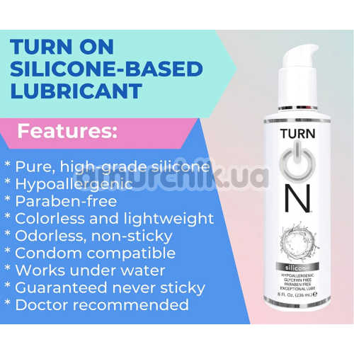 Лубрикант Wet Turn On Unflavored Silicone Based Lube, 118 мл