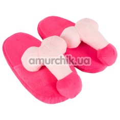 Тапочки-приколы Penis Slippers Pink - Фото №1