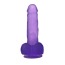 Фалоімітатор Jelly Studs Medium, фіолетовий - Фото №4
