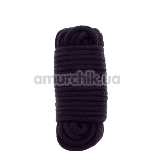 Мотузка BondX Bondage Love Rope 10 м, чорна - Фото №1