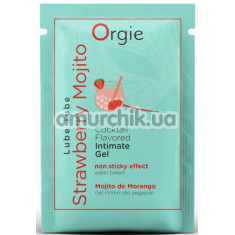Оральный лубрикант Orgie Strawberry Mojito - клубничный мохито, 2 мл - Фото №1