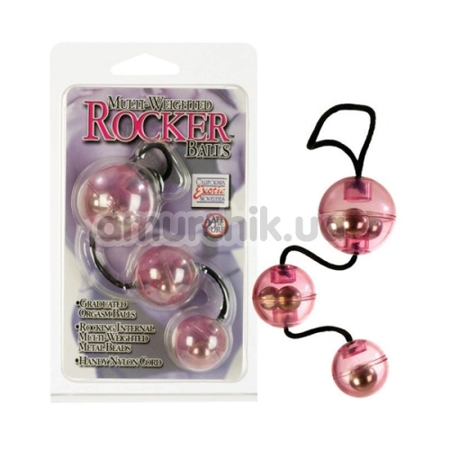 Вагинальные шарики Rocker balls розовые