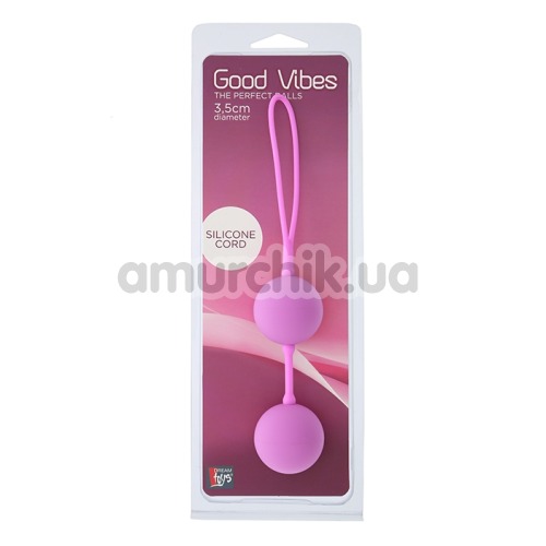 Вагинальные шарики Good Vibes The Perfect Balls Silicone Cord, розовые