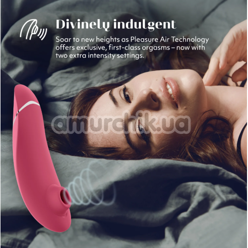 Симулятор орального секса для женщин Womanizer Premium 2, розовый