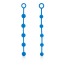Набор анальных цепочек Posh Silicone “O” Beads, голубой - Фото №1