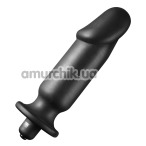 Анальная пробка с вибрацией Tom of Finland XL Silicone Vibrating Anal Plug, черная - Фото №1