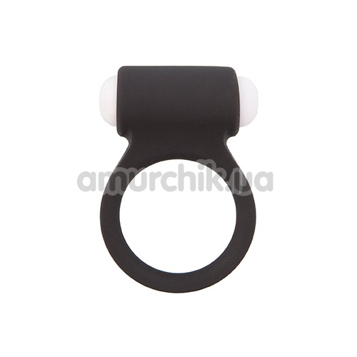 Виброкольцо Lit-Up Silicone Stimu-Ring 3, черное - Фото №1